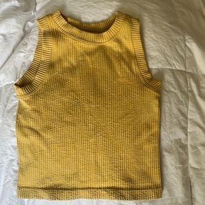 Yellow tank top